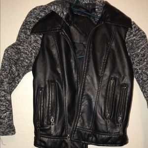 Girls xs leather jacket